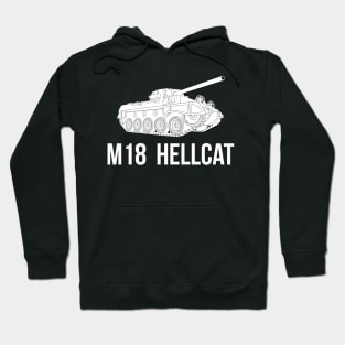 M18 Hellcat tank destroyer USA Hoodie